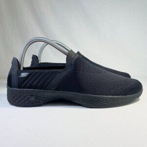 Skechers Go Walk Women’s Slip-On Shoes – Black, Size 7.5